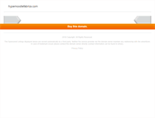 Tablet Screenshot of hypernoodlefabrics.com
